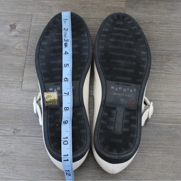 Maguire Orcia Ballerina Maryjane Ballet Flats Cream & Black - Picture 5 of 6